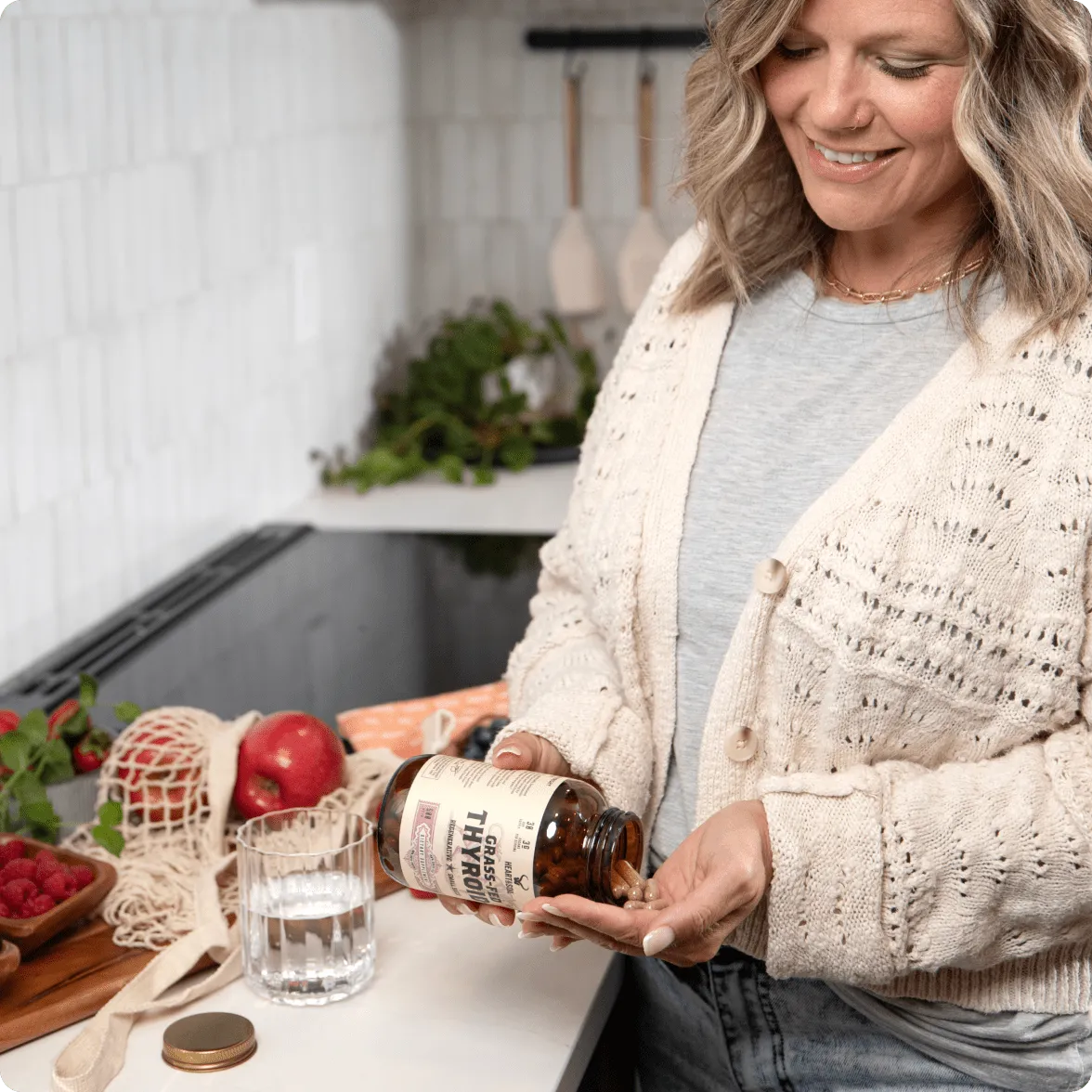 2Pack Heart & Soil Grass-Fed Thyroid+ – Grass-Fed Thyroid, Liver & Kidney Supplement