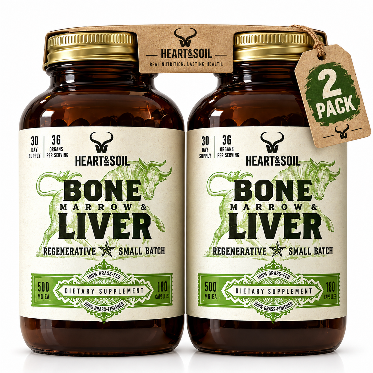 Bone Marrow & Liver – 2-Pack | Grass-Fed Organ-Based Nutrition