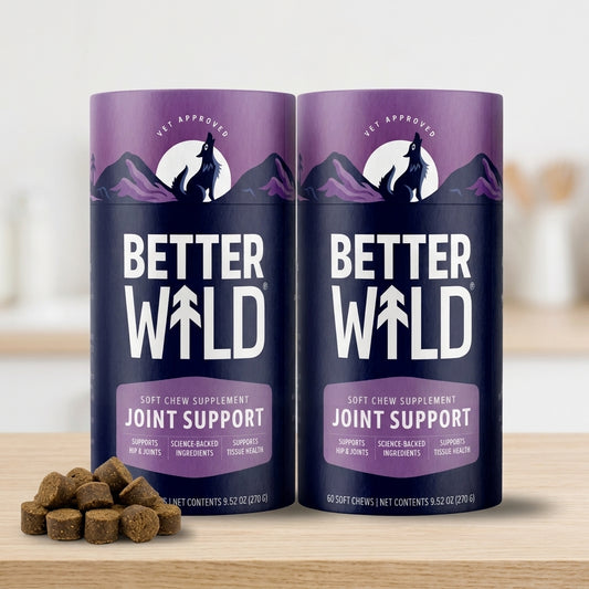 2x Pack Better Wild Dog Joint Support Chews Supports healthy cartilage 30 ct