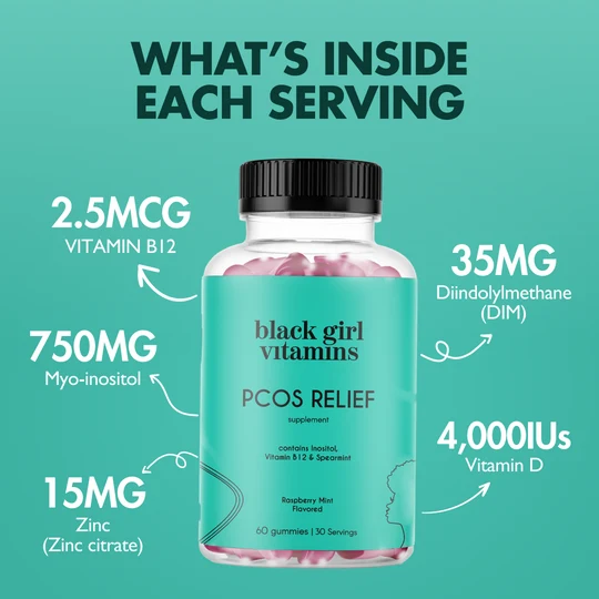 Black Girl Vitamins PCOS Relief — 2-Pack